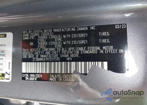 2023 Lexus Rx 350 F Sport Handling из США, поврежденный, VIN 2T2BAMCA1PC017595